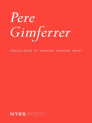 cover image of Pere Gimferrer
